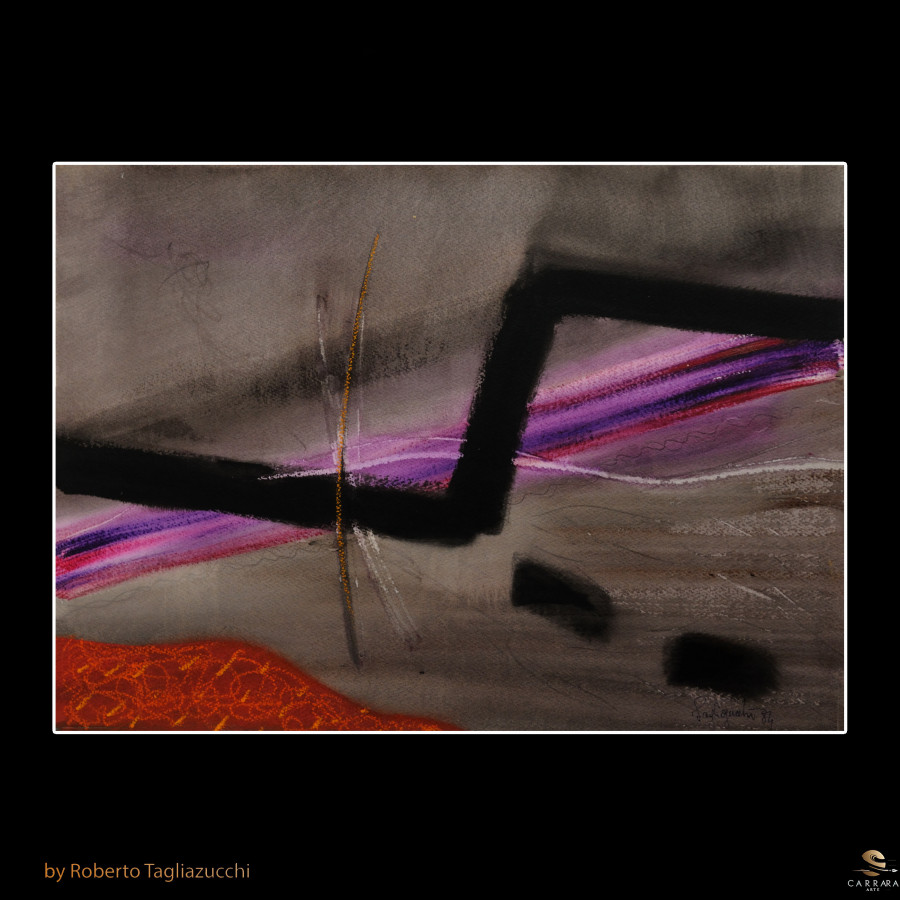 PAYSAGES MENTAUX 74  -tableau acrylique de Roberto Tagliazucchi