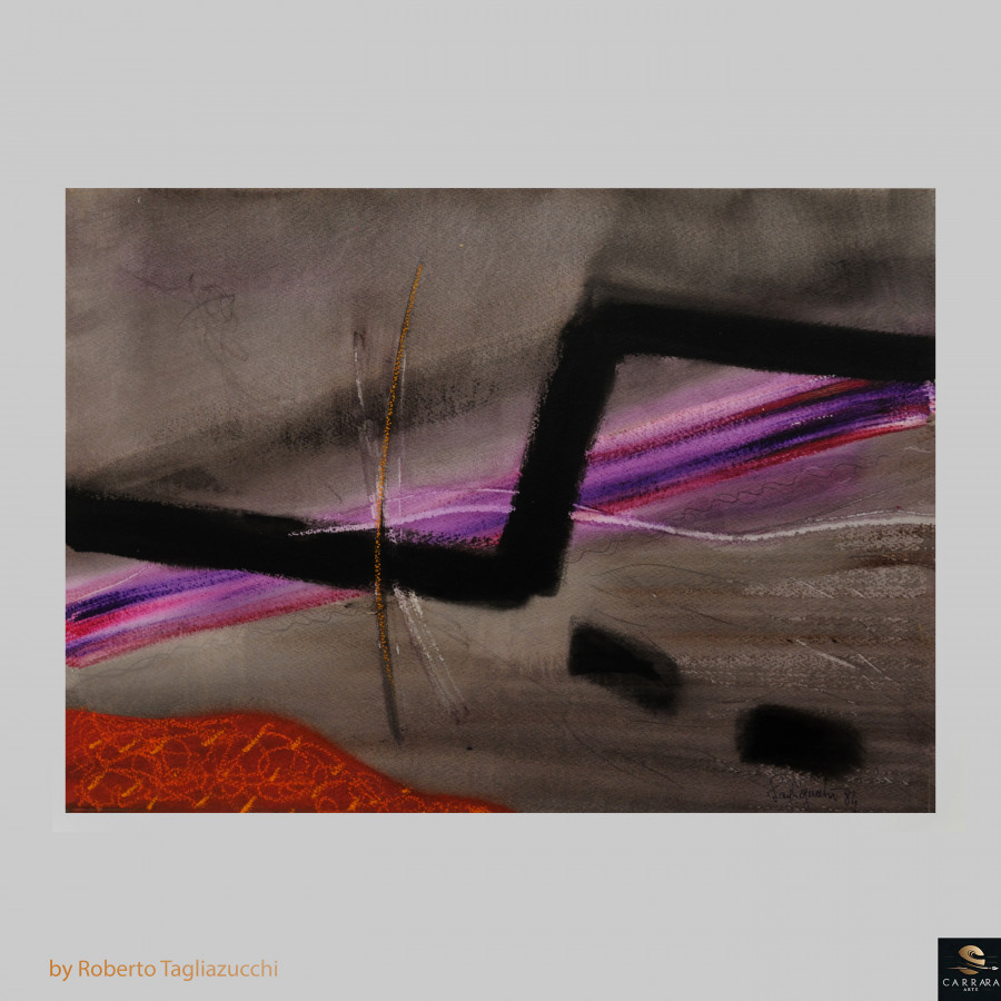 PAYSAGES MENTAUX 74  -tableau acrylique de Roberto Tagliazucchi