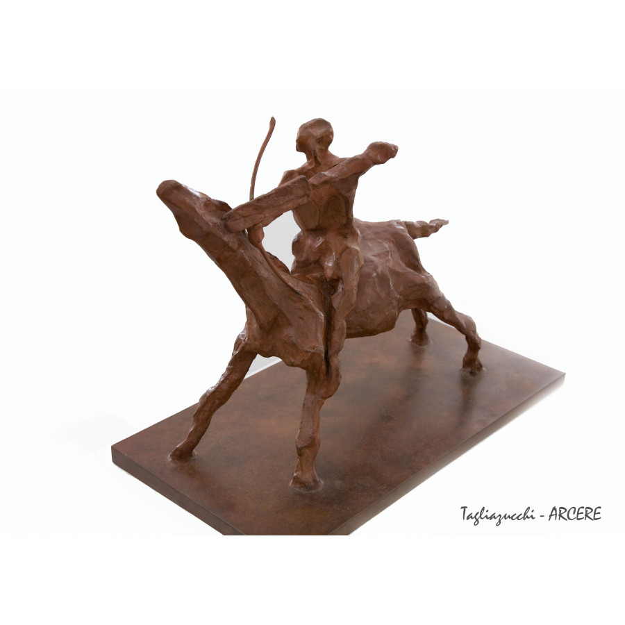 ARCIERE - sculpture en bronze de Roberto Tagliazucchi