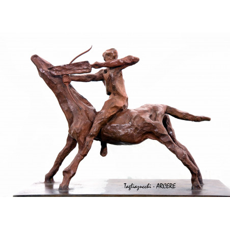 ARCIERE - scultura in bronzo di Roberto Tagliazucchi