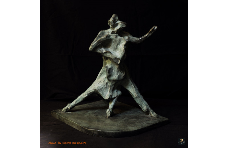 TANGO 1 - bronze sculpture by Roberto Tagliazucchi