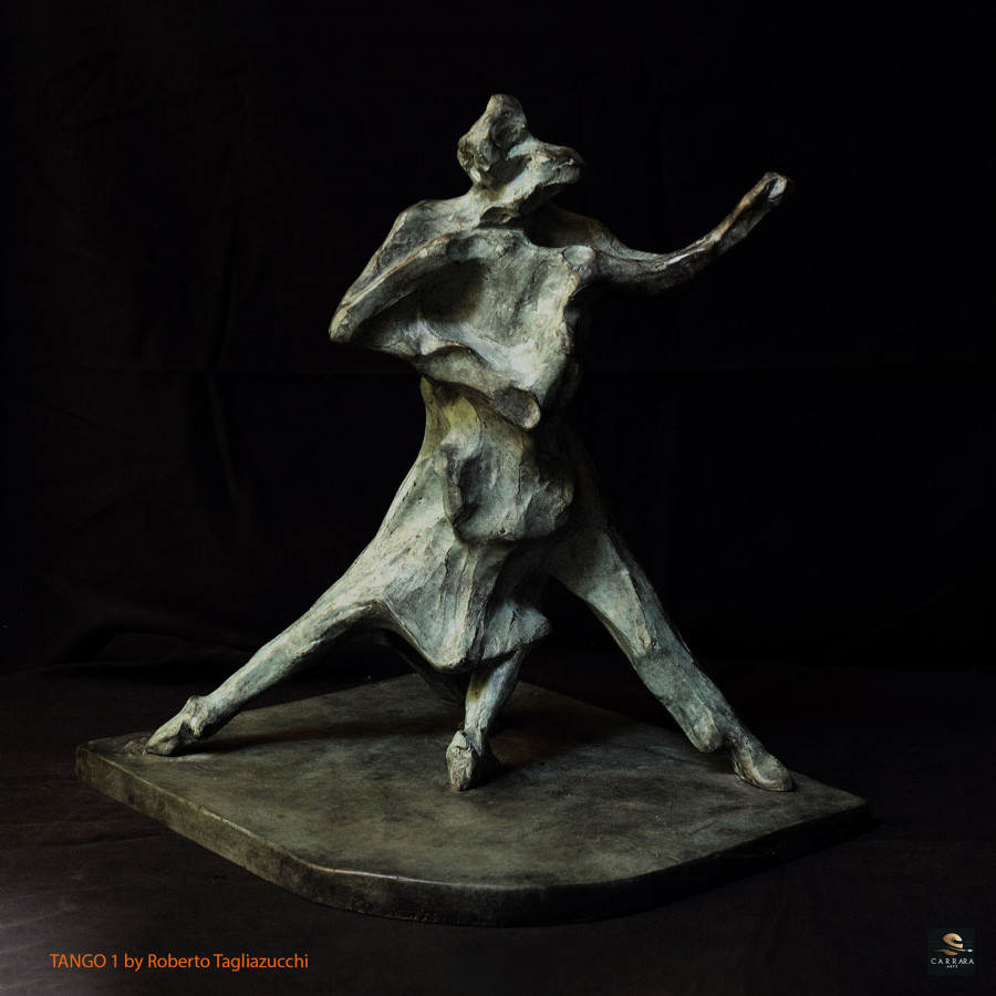 TANGO 1 - bronze sculpture by Roberto Tagliazucchi