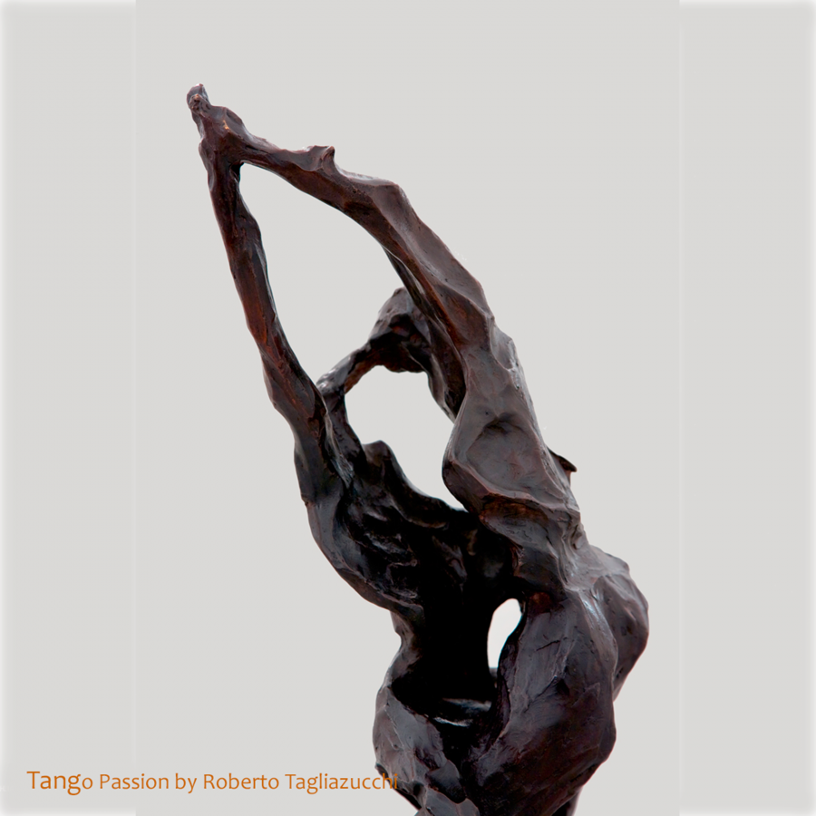 TANGO PASSION - bronze sculpture by Roberto Tagliazucchi