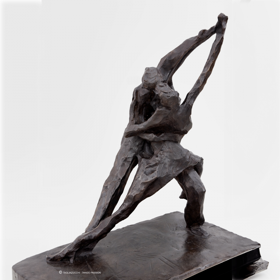 TANGO PASSION - bronze sculpture by Roberto Tagliazucchi