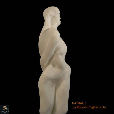 EVE - Sculpture en marbre de Carrare de Roberto Tagliazucchi