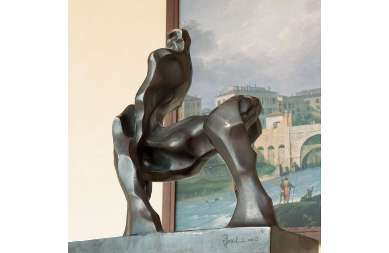 CHIRONE II le centaure- sculpture en bronze de Roberto Tagliazucchi