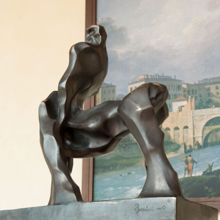 CHIRONE II le centaure- sculpture en bronze de Roberto Tagliazucchi