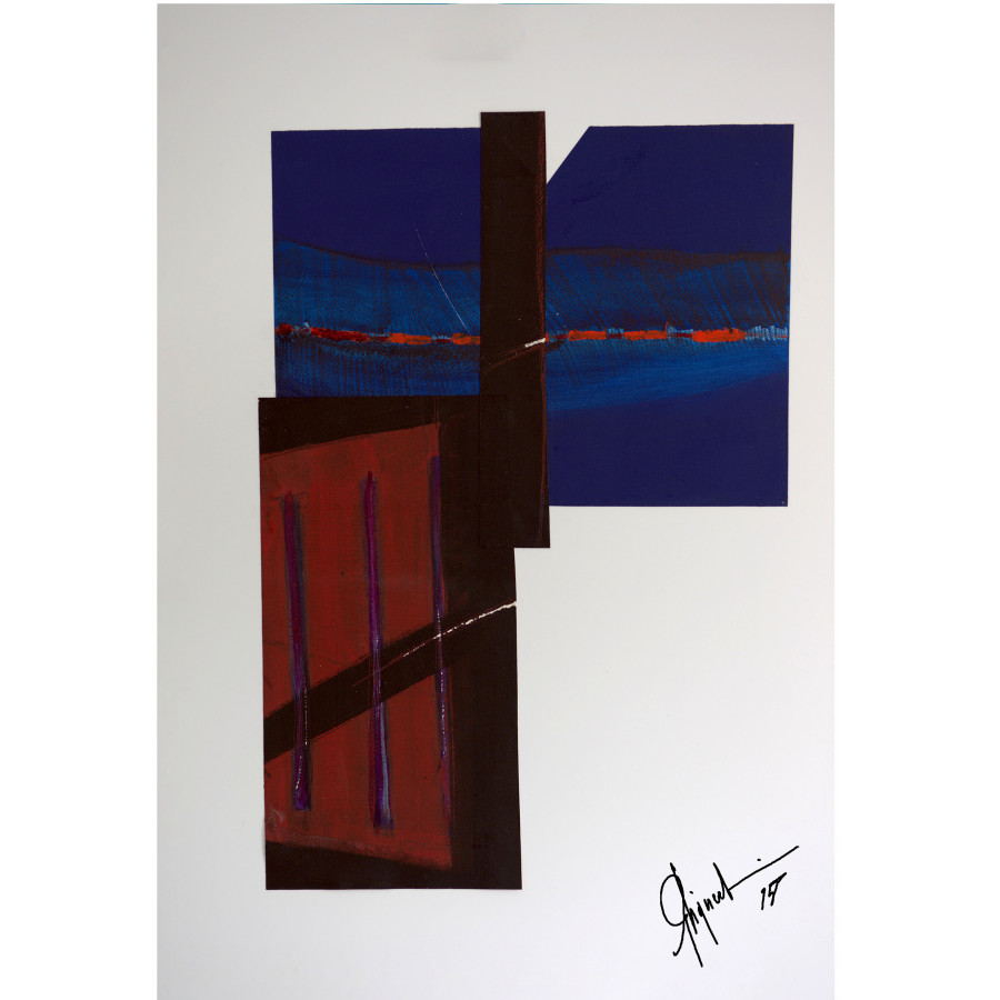 METAPHOR n228 - acrylic painting by Roberto Tagliazucchi