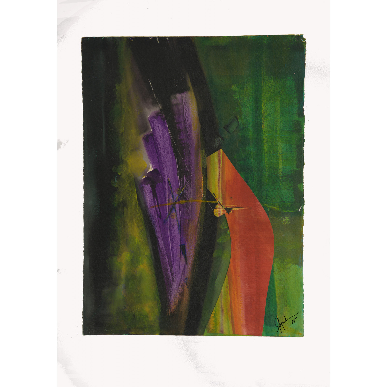 METAPHOR n263 - peinture acrylique de Roberto Tagliazucchi