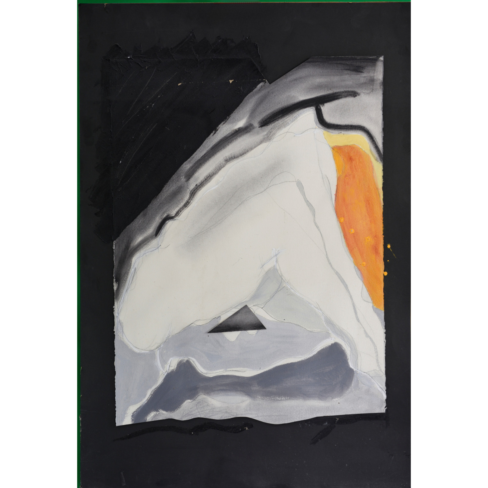 Sur lui-même- peinture acrylique de roberto tagliazucchi