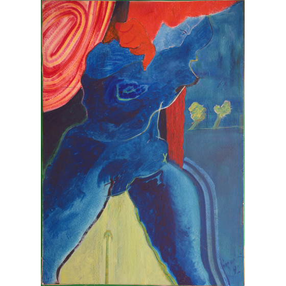 Femme - olio su tela by roberto tagliazucchi