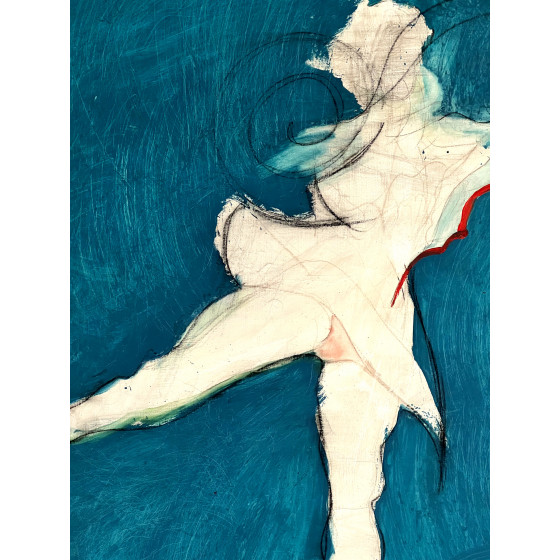 DANCE - oil on canvas by Roberto tagliazucchi