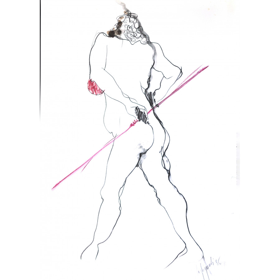 DESSIN au crayon de Roberto Tagliazucchi