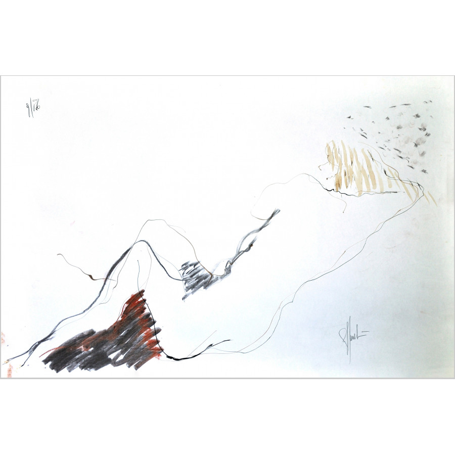 DESSIN au crayon de Roberto Tagliazucchi
