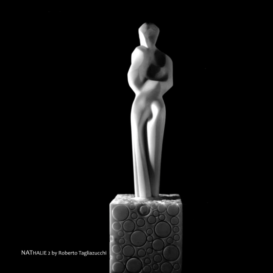 Nathalie Due- Sculpture en marbre de Carrare de Roberto Tagliazucchi