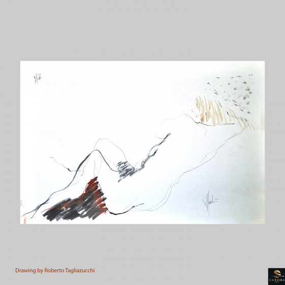 DESSIN au crayon de Roberto Tagliazucchi