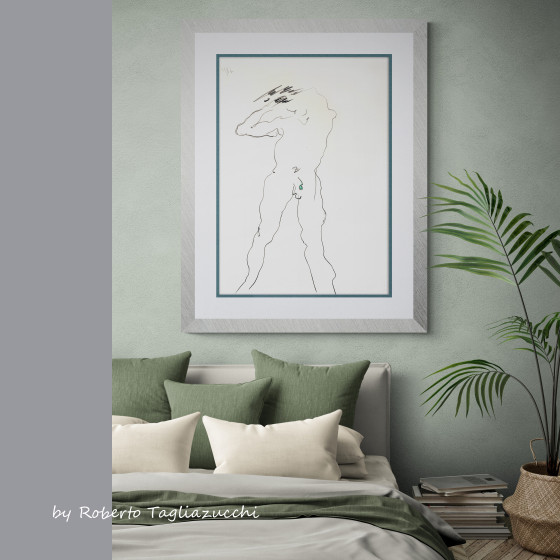 DESSIN au crayon de Roberto Tagliazucchi