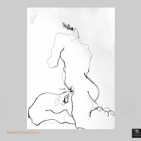 DESSIN au crayon de Roberto Tagliazucchi