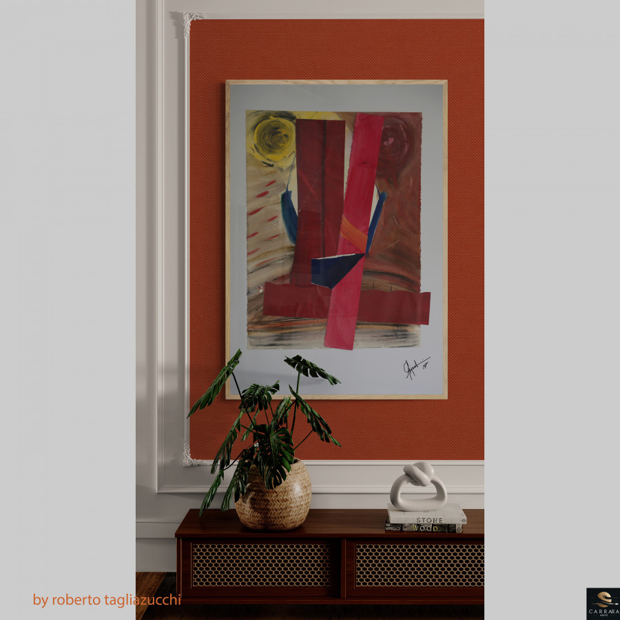 METAPHOR n16- acrylic painting by Roberto Tagliazucchi