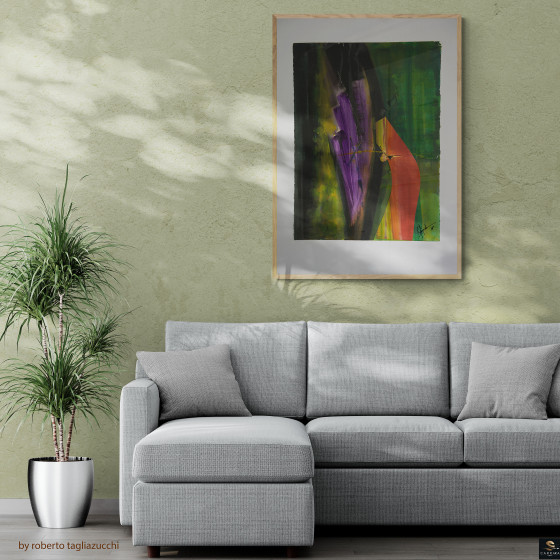 METAPHOR n4 - acrylic painting by Roberto Tagliazucchi